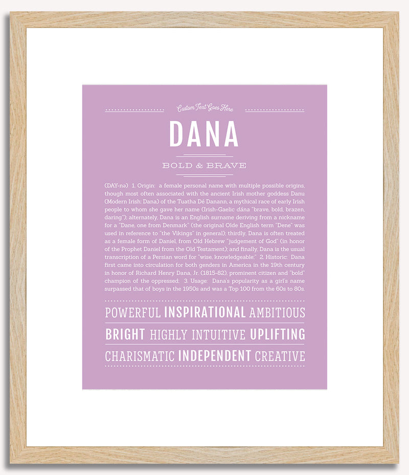 Dana (female) | Name Art Print