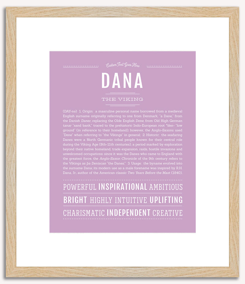 Dana (male) | Name Art Print