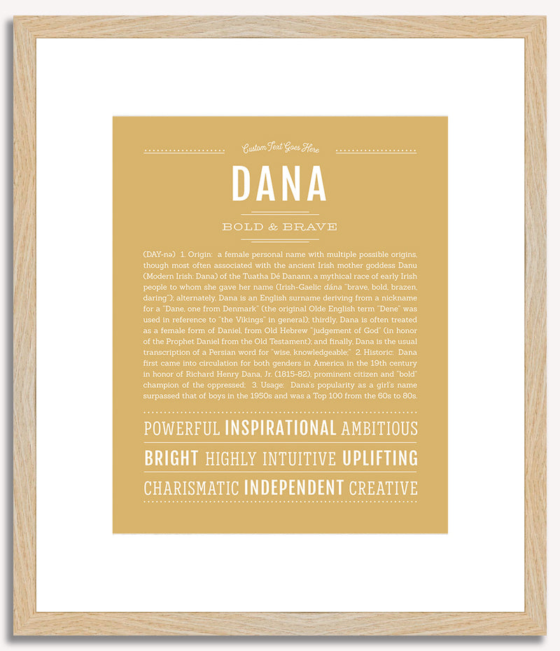 Dana (female) | Name Art Print