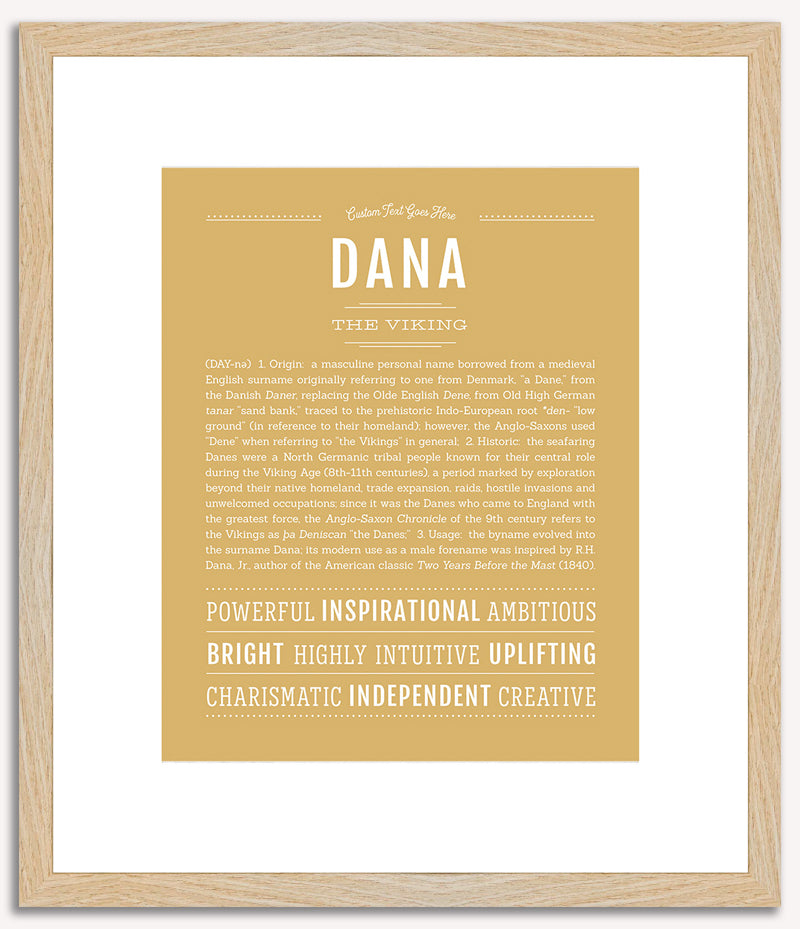 Dana (male) | Name Art Print