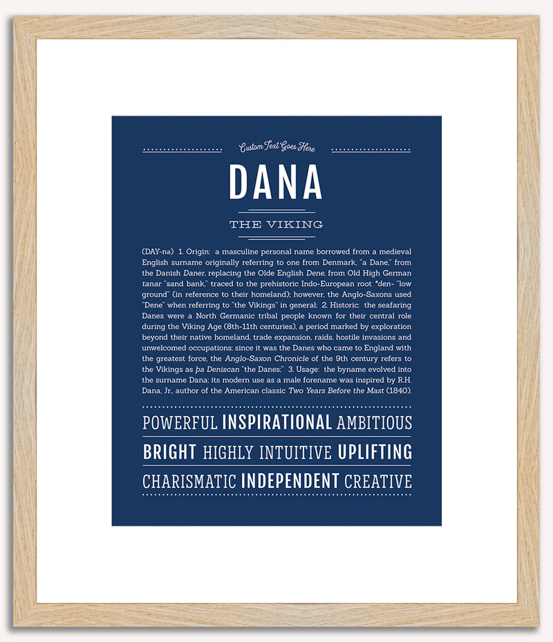 Dana (male) | Name Art Print