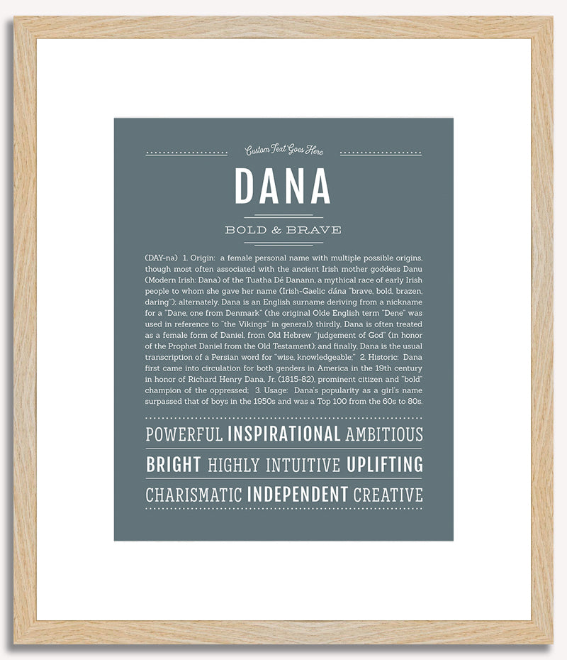 Dana (female) | Name Art Print