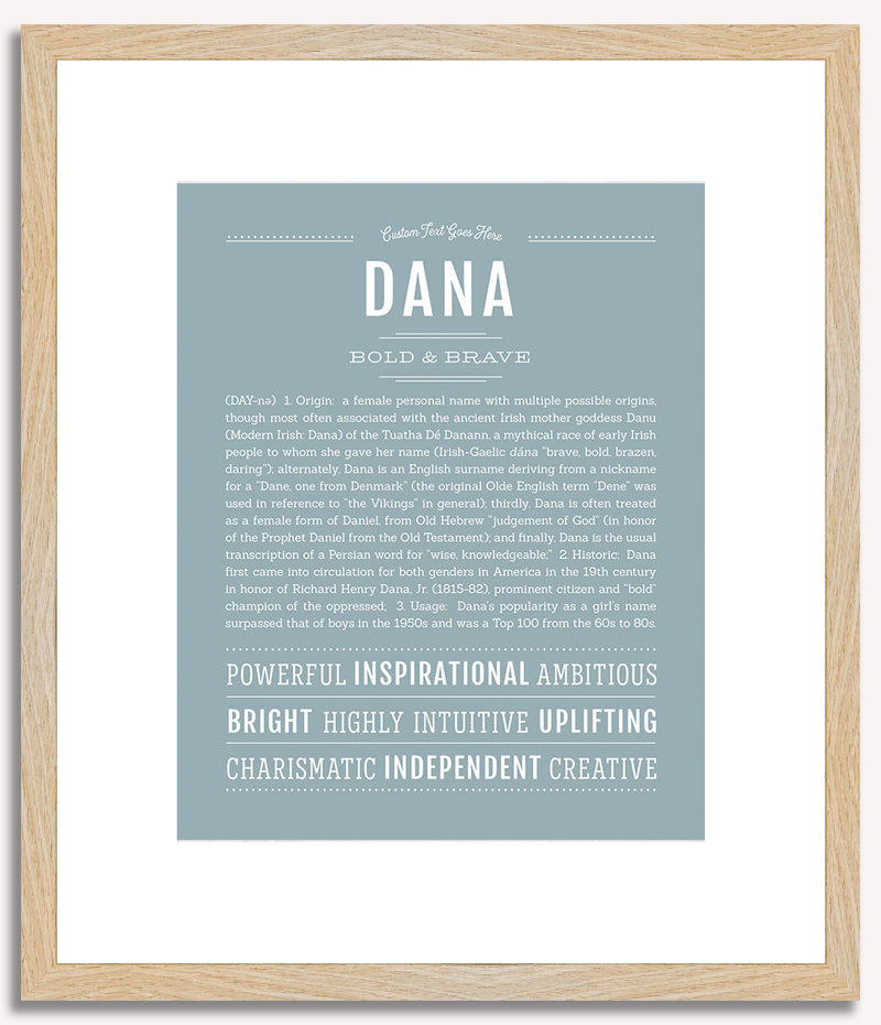 Dana (female) | Name Art Print