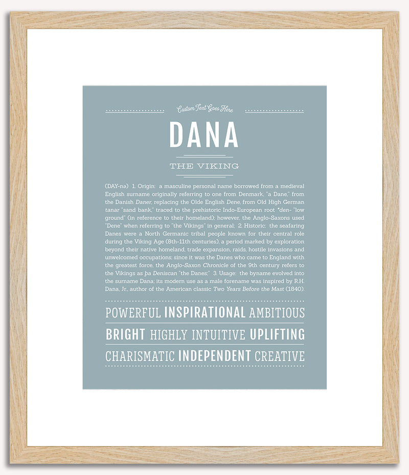 Dana (male) | Name Art Print