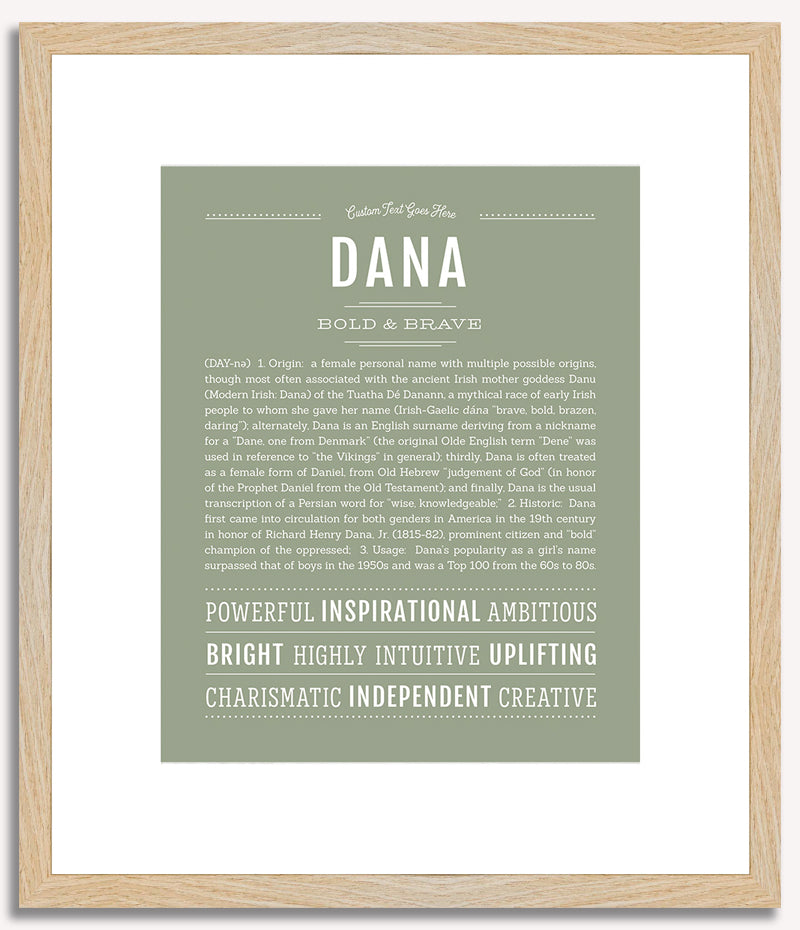 Dana (female) | Name Art Print