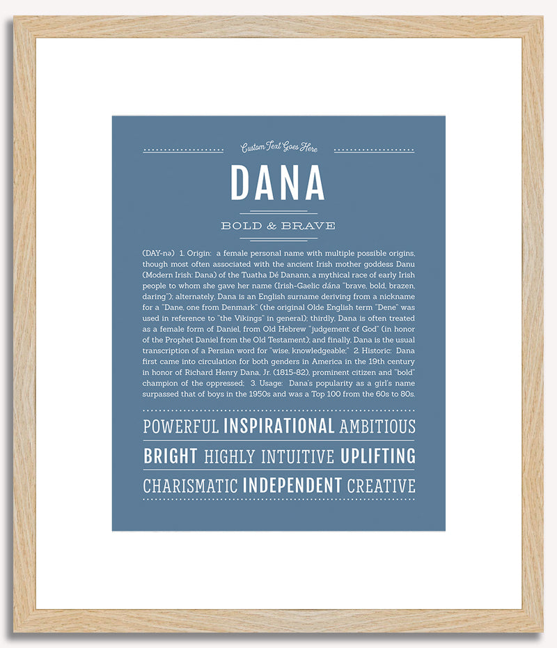 Dana (female) | Name Art Print