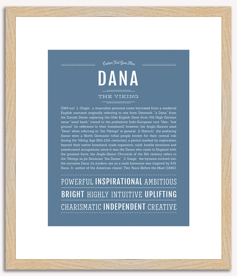 Dana (male) | Name Art Print