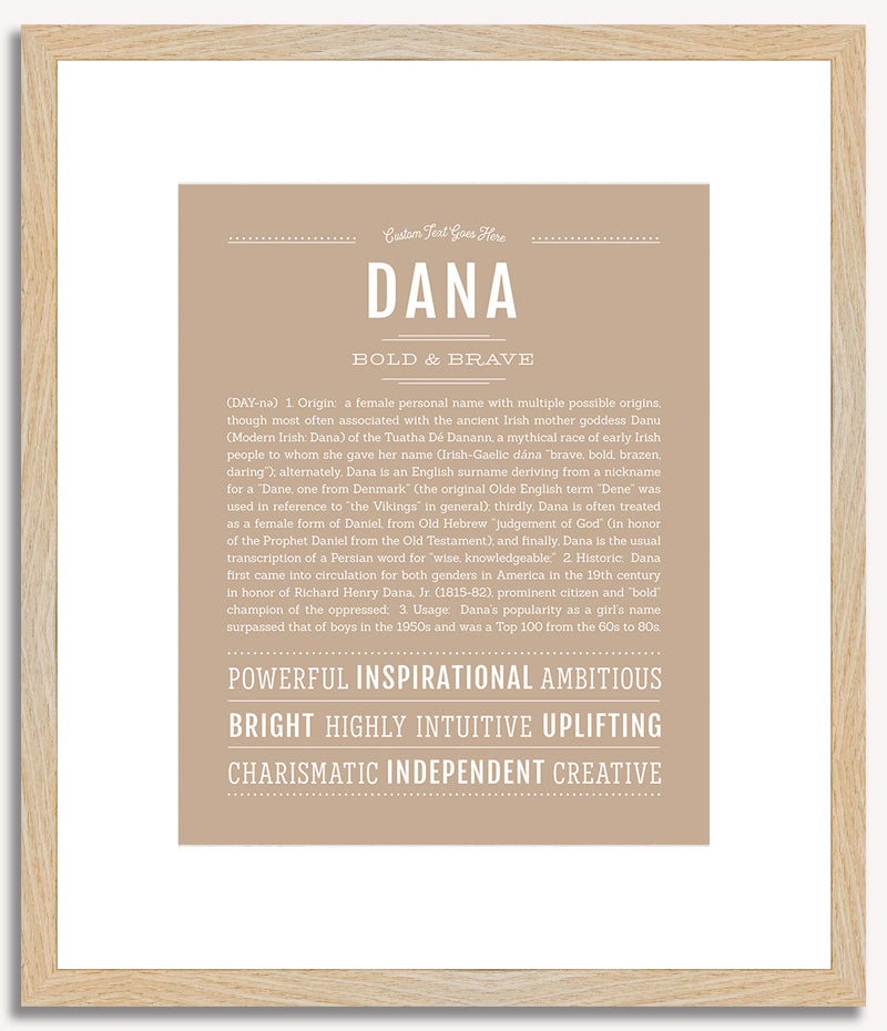 Dana (female) | Name Art Print