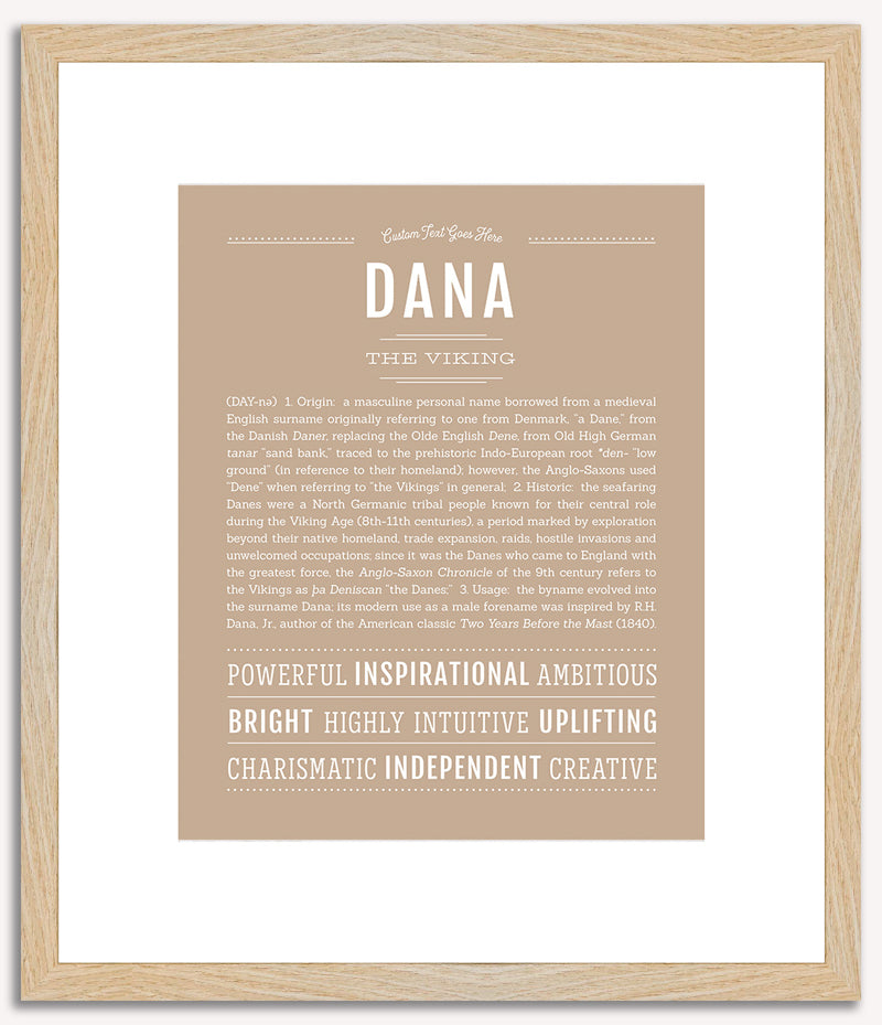 Dana (male) | Name Art Print