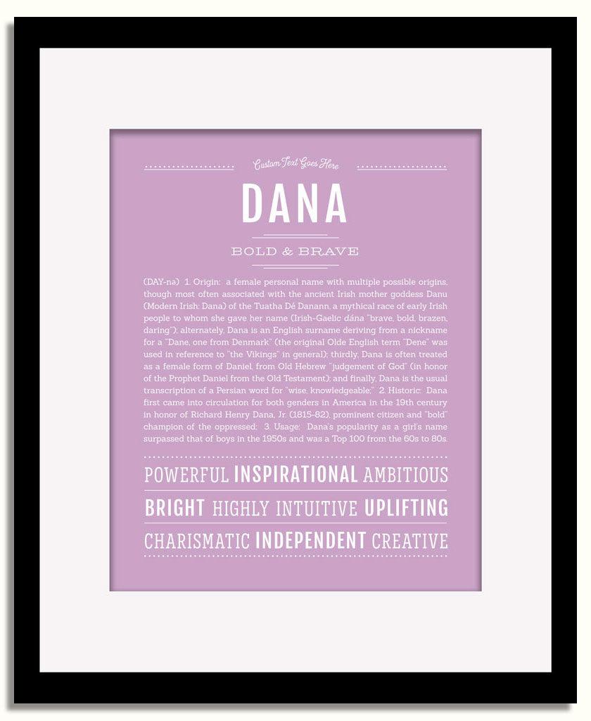 Frame Options | Lilac | Black Frame, Matted