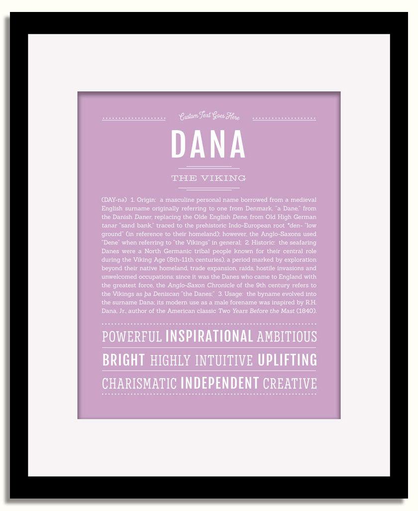 Frame Options | Lilac | Black Frame, Matted