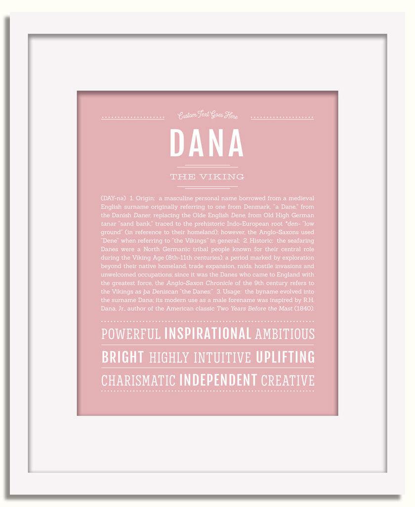 Frame Options | Dusty Rose | White Frame, Matted