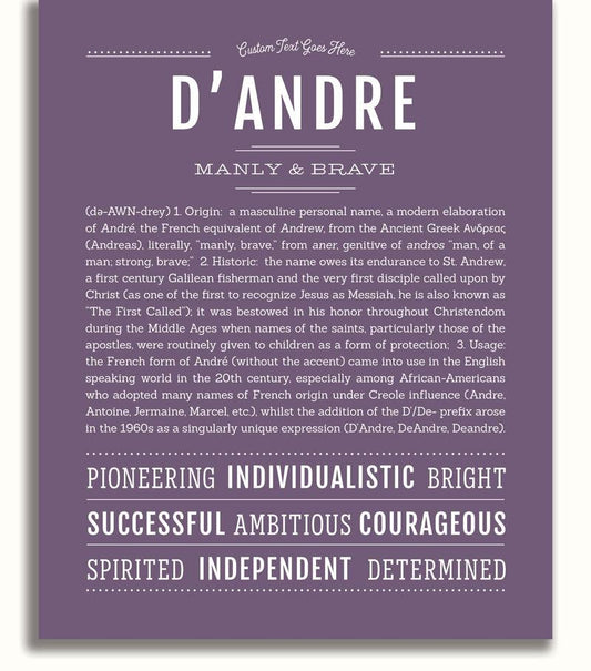 Frame Options | Deep Purple | No Frame