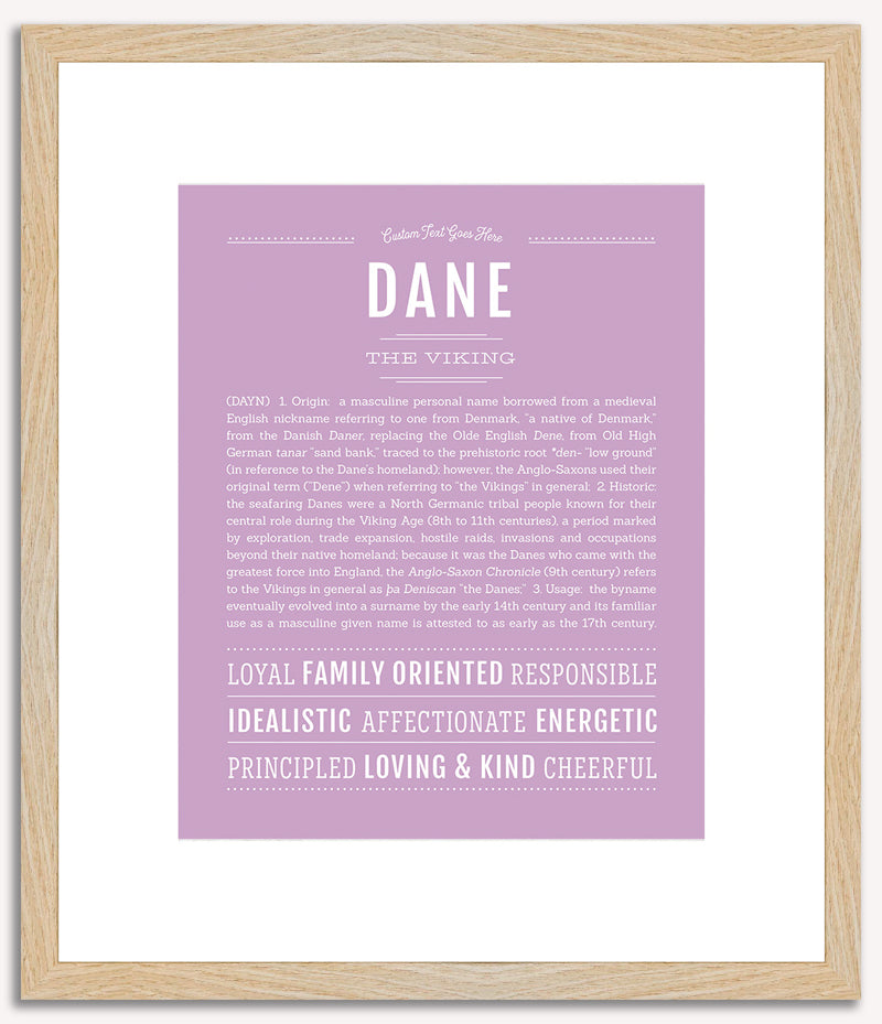 Dane | Name Art Print