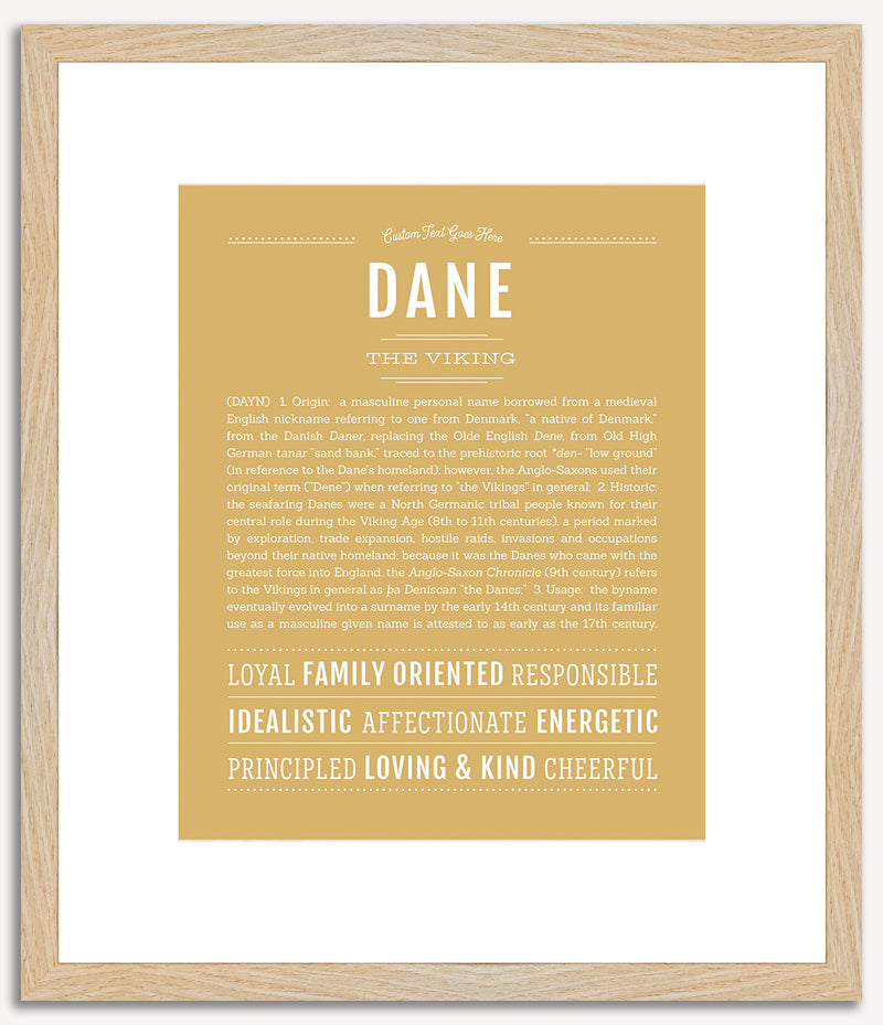 Dane | Name Art Print