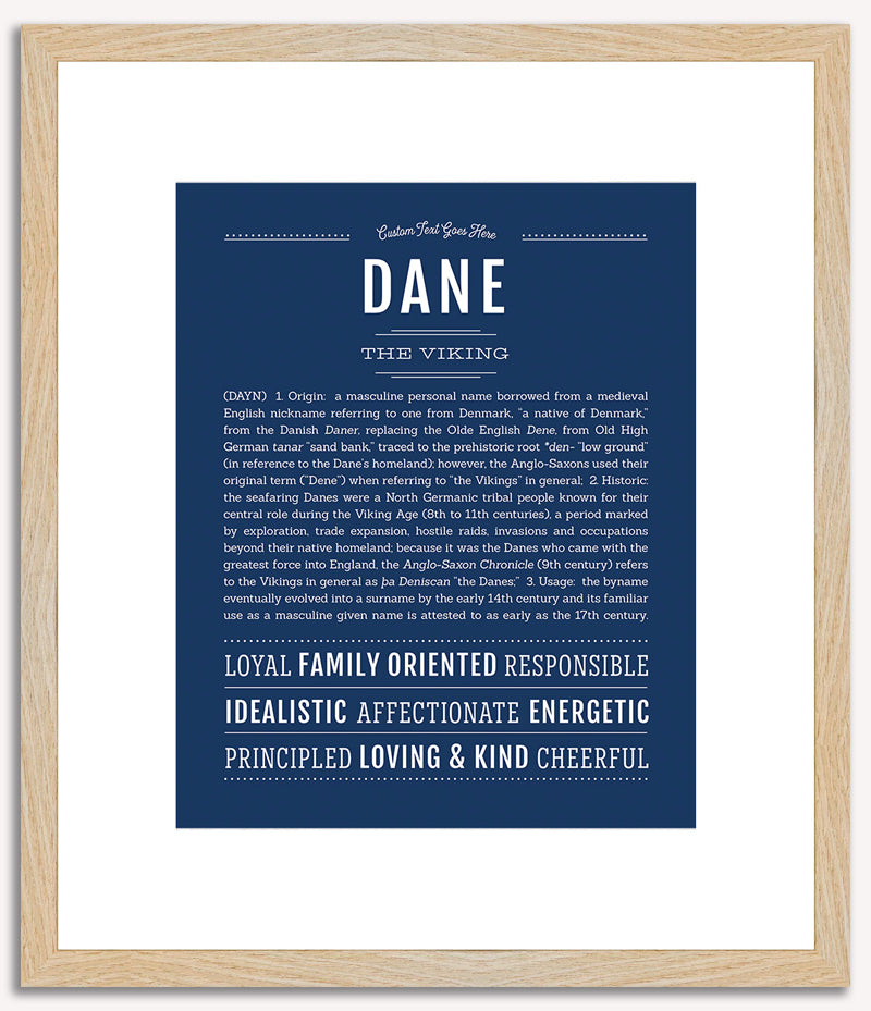 Dane | Name Art Print