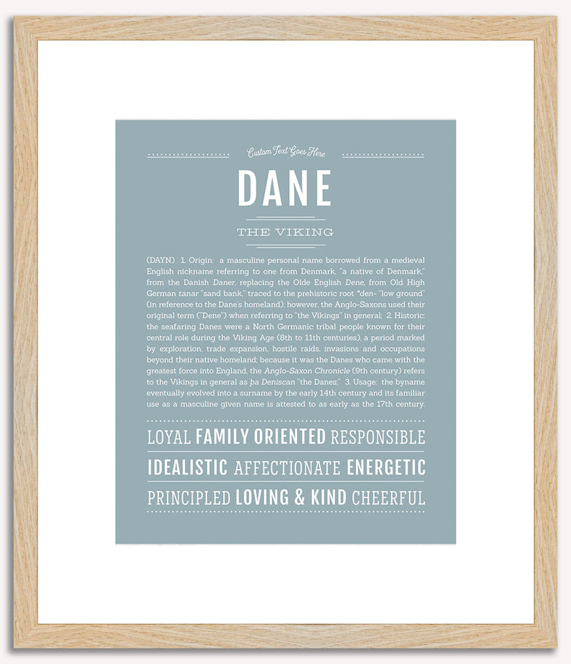 Dane | Name Art Print