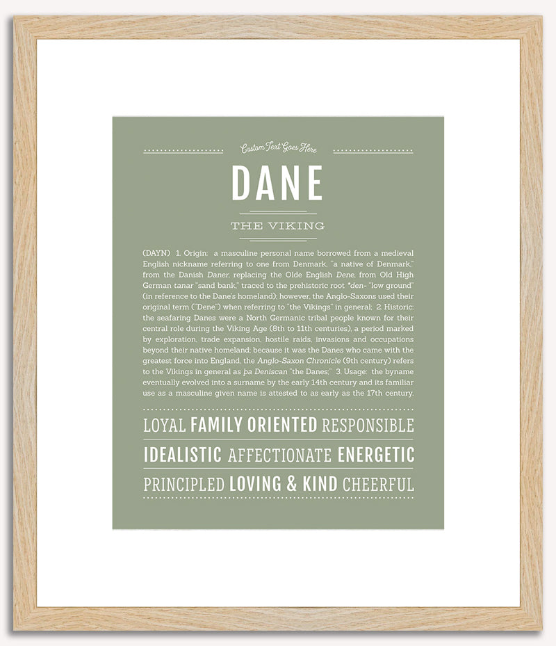 Dane | Name Art Print