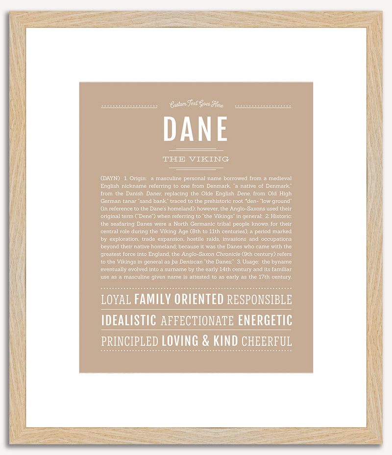 Dane | Name Art Print