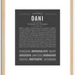 Dani | Name Art Print