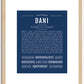 Dani | Name Art Print