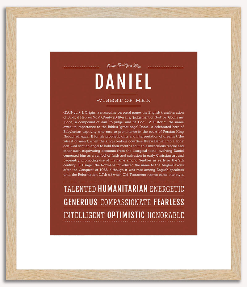 Daniel | Name Art Print