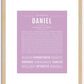 Daniel | Name Art Print