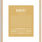 Daniel | Name Art Print