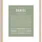 Daniel | Name Art Print