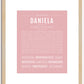 Daniela | Name Art Print