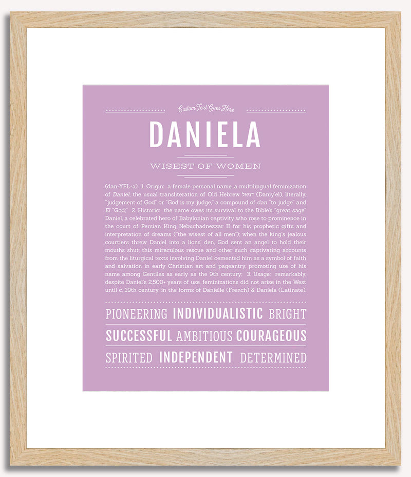 Daniela | Name Art Print