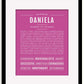 Frame Options | Dark Pink | Black Frame, Matted