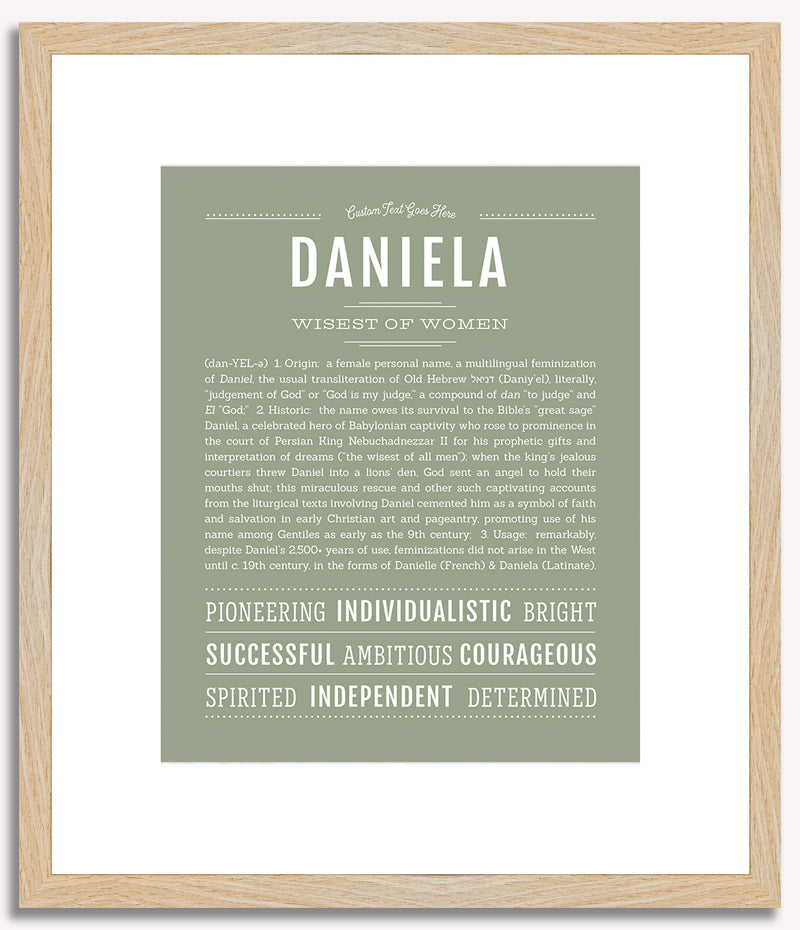 Daniela | Name Art Print