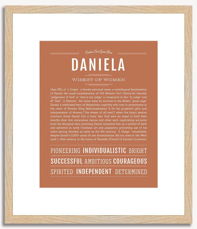 Daniela | Name Art Print