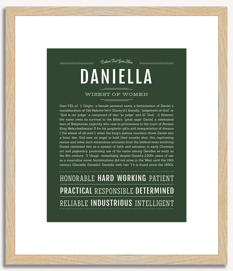 Daniella | Name Art Print