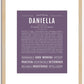 Daniella | Name Art Print