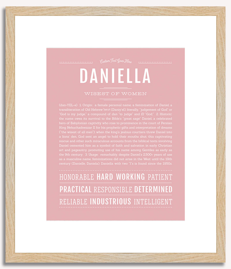 Daniella | Name Art Print