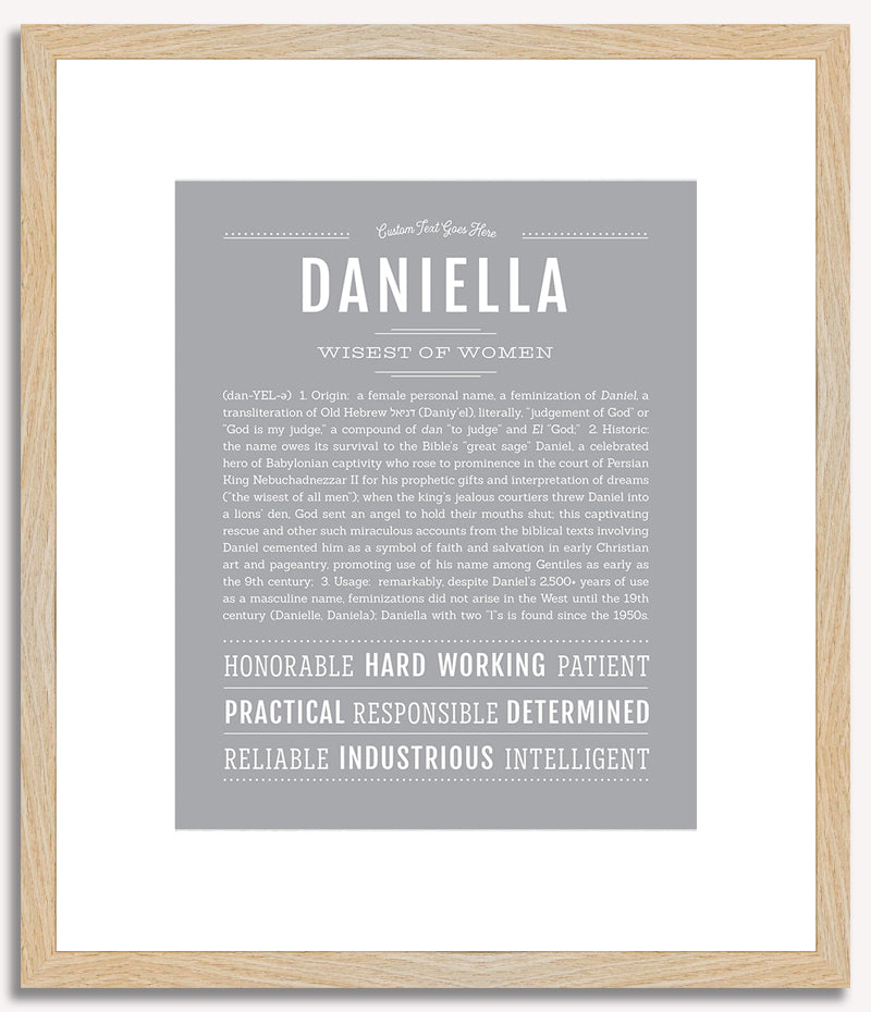 Daniella | Name Art Print