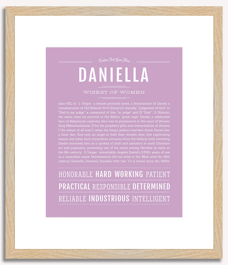 Daniella | Name Art Print