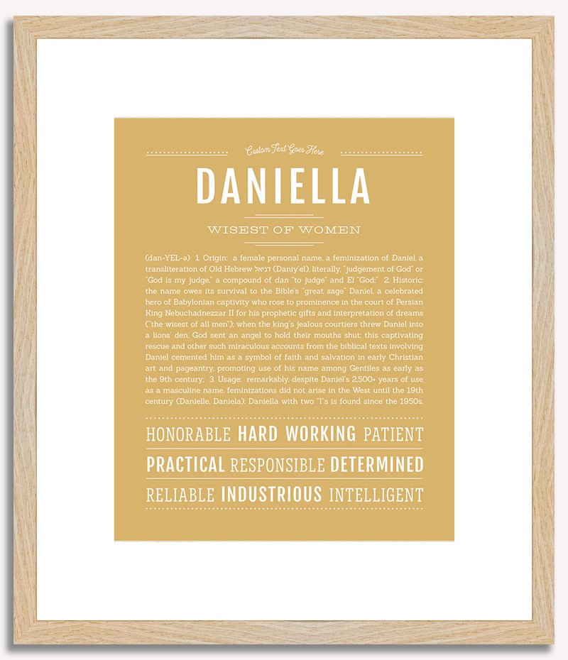 Daniella | Name Art Print