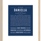 Daniella | Name Art Print