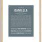 Daniella | Name Art Print