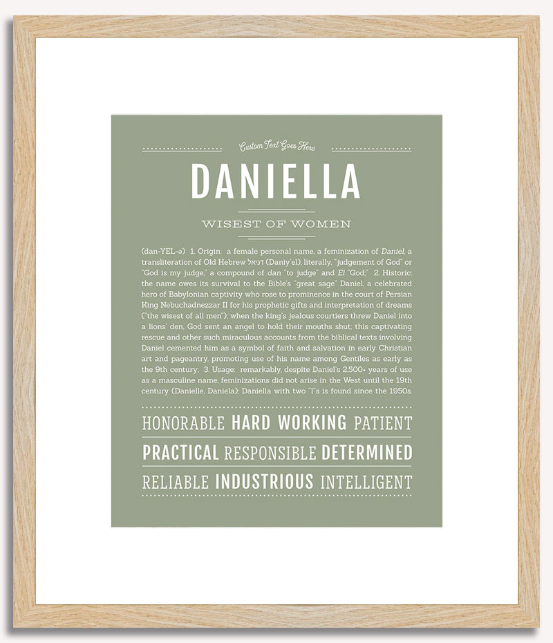 Daniella | Name Art Print