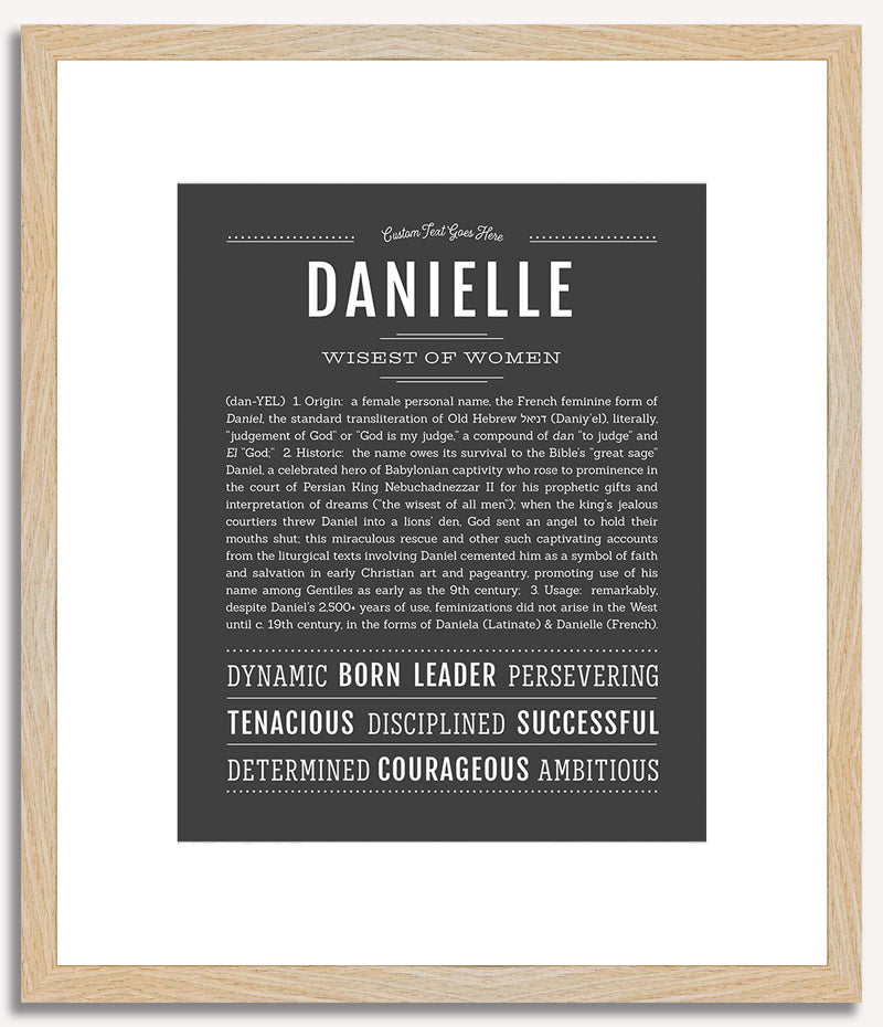 Danielle | Name Art Print