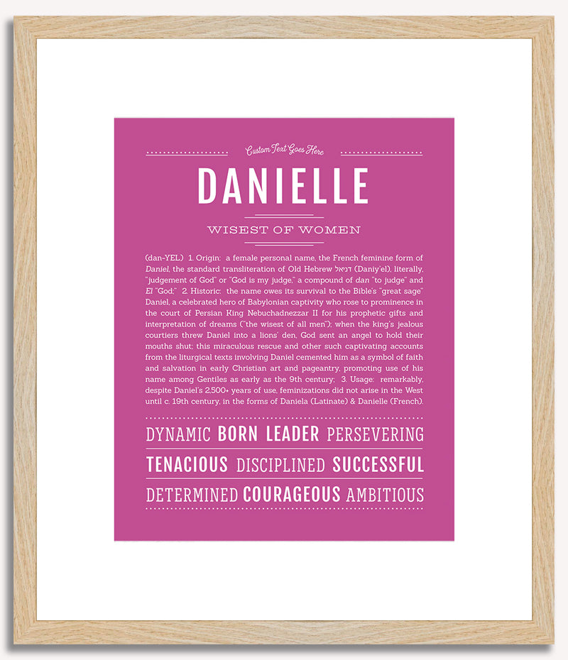 Danielle | Name Art Print