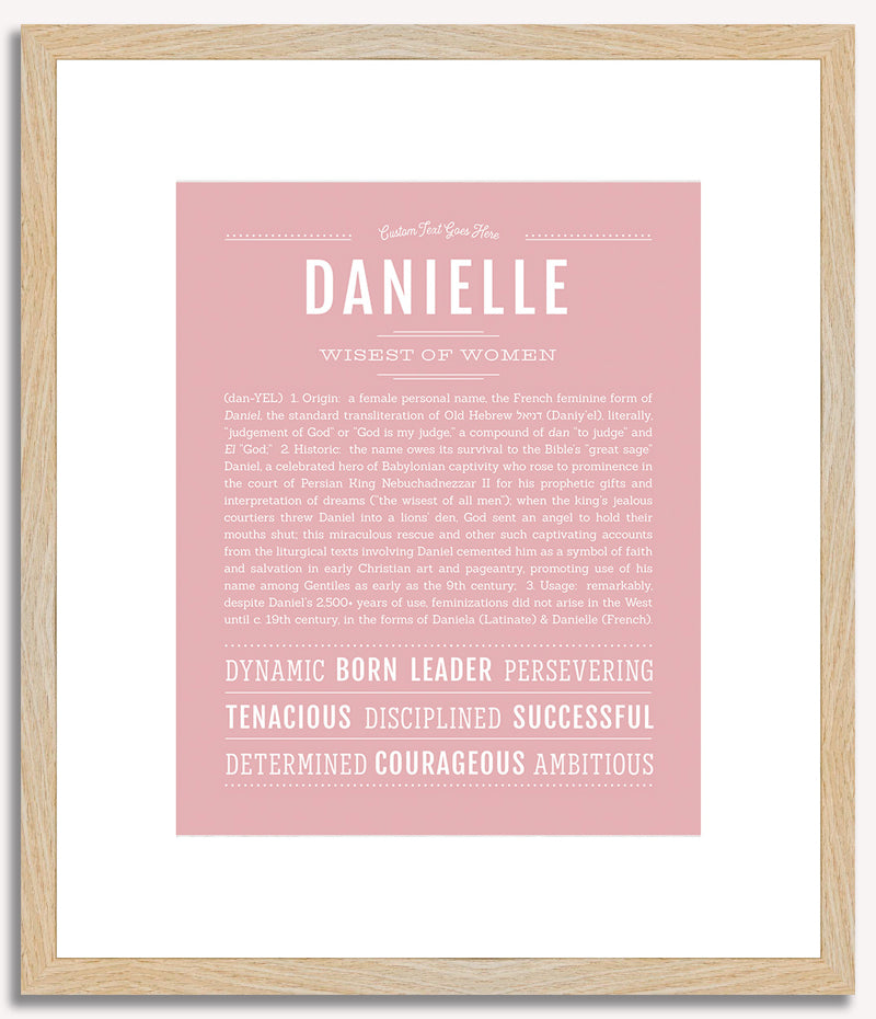 Danielle | Name Art Print