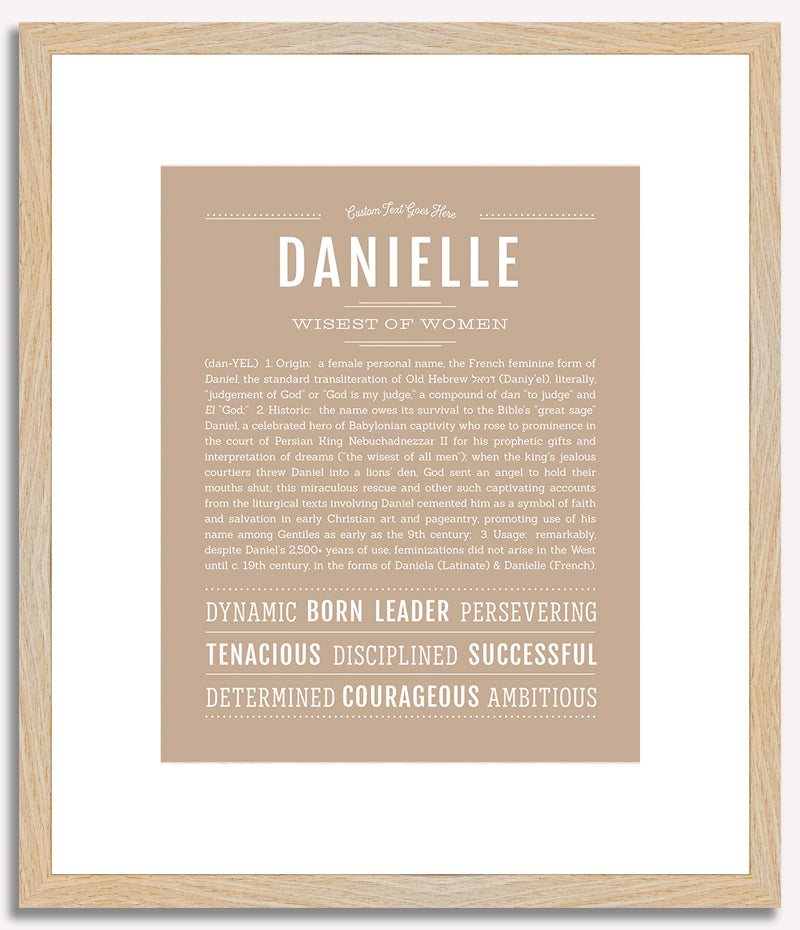 Danielle | Name Art Print