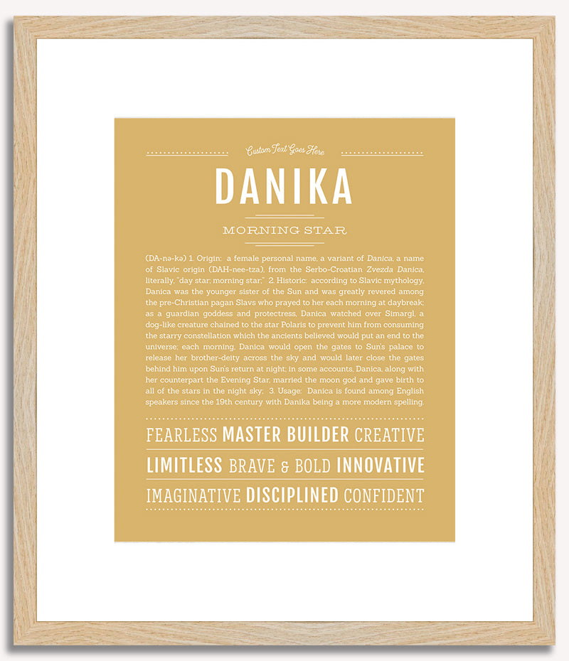 Danika | Name Art Print