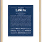 Danika | Name Art Print