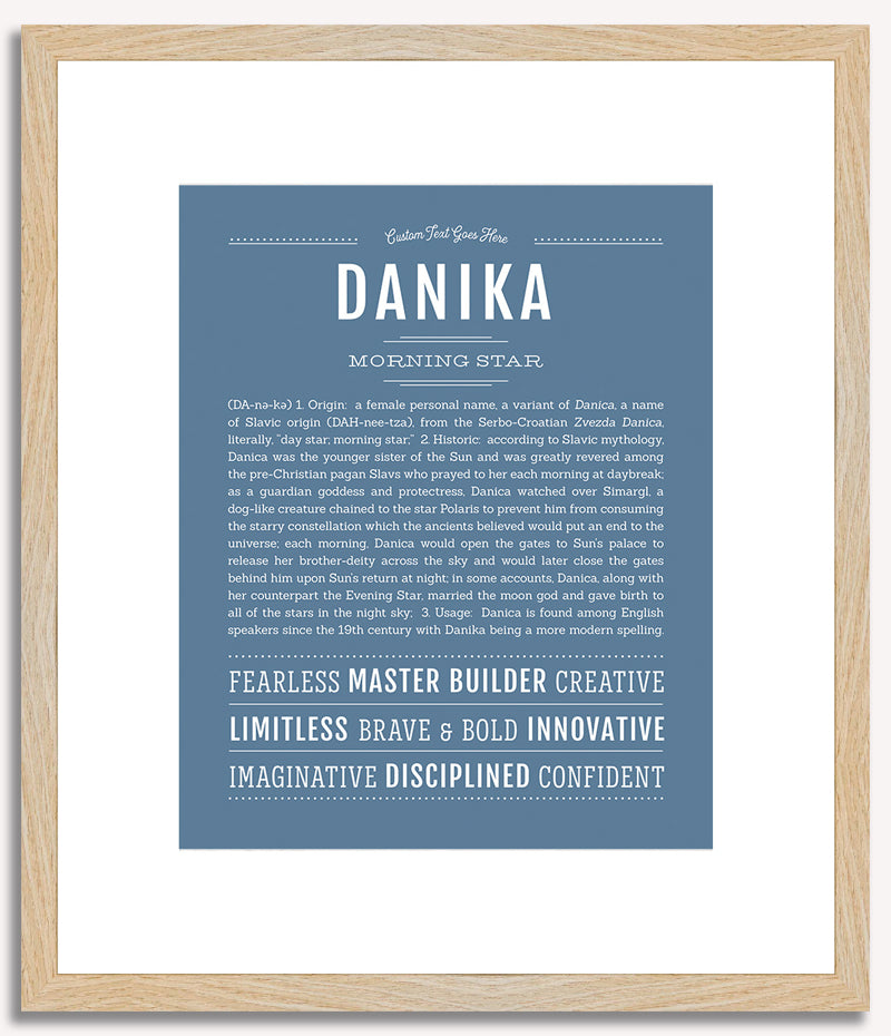 Danika | Name Art Print